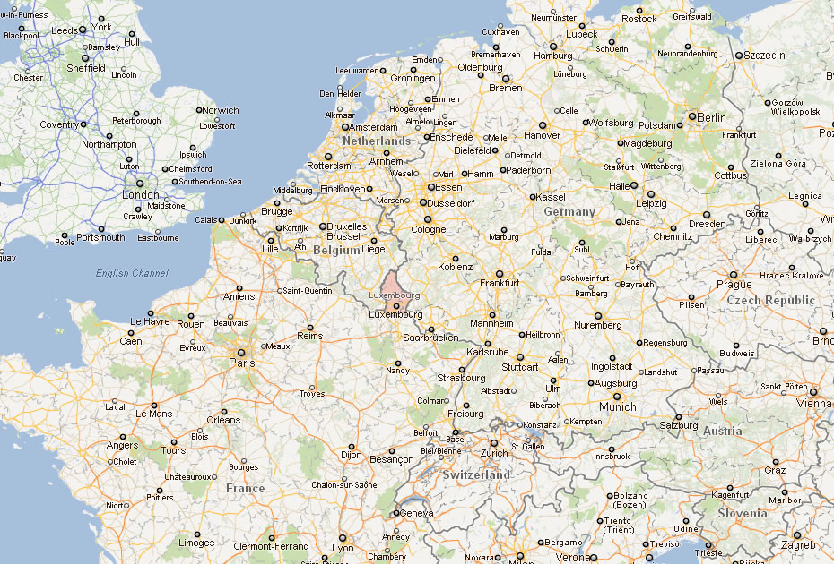 harita luksemburg avrupa